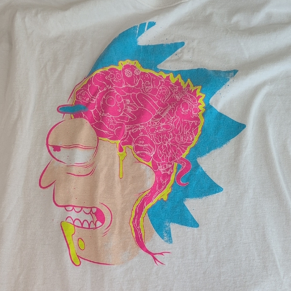Rick and Morty LootWear Exclusive Graphic Tee - Men's XL - White - Picture 3 of 4